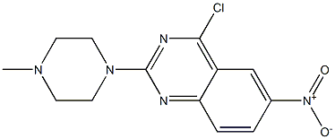 2-[4-Methyl-1-piperazinyl]-4-chloro-6-nitroquinazoline Structure