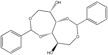 1-O,4-O:3-O,6-O-Dibenzylidene-L-glucitol Structure