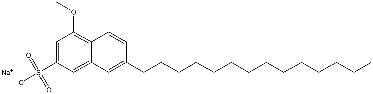 4-Methoxy-7-tetradecyl-2-naphthalenesulfonic acid sodium salt