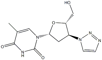 3'-(1H-1,2,3-Triazol-1-yl)-3'-deoxythymidine
