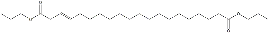 3-Icosenedioic acid dipropyl ester Struktur