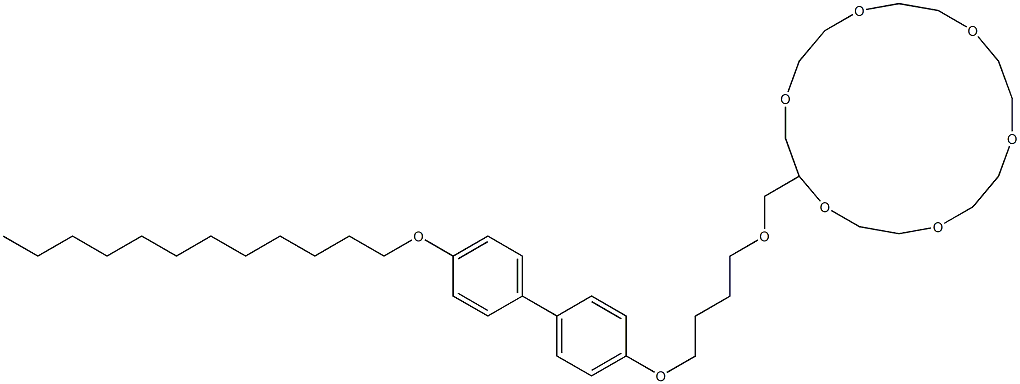  2-[4-[(4-Dodecyloxy-1,1'-biphenyl-4'-yl)oxy]butoxymethyl]-1,4,7,10,13,16-hexaoxacyclooctadecane