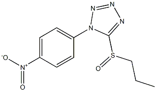 Propyl 1-(4-nitrophenyl)-1H-tetrazol-5-yl sulfoxide