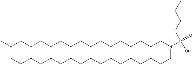  N,N-Diheptadecylamidophosphoric acid hydrogen propyl ester