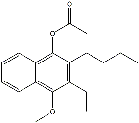 1-Acetoxy-2-butyl-3-ethyl-4-methoxynaphthalene