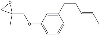  3-(3-Pentenyl)phenyl 2-methylglycidyl ether