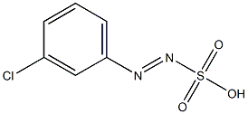m-Chlorobenzenediazosulfonic acid Structure