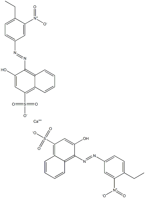 Bis[1-[(4-ethyl-3-nitrophenyl)azo]-2-hydroxy-4-naphthalenesulfonic acid]calcium salt