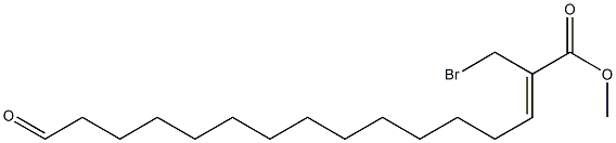  (Z)-2-Bromomethyl-15-formyl-2-pentadecenoic acid methyl ester