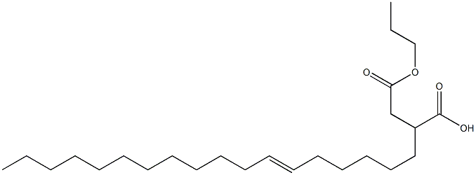 2-(6-Octadecenyl)succinic acid 1-hydrogen 4-propyl ester Structure