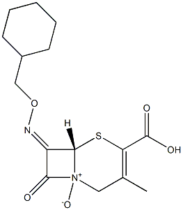 7-[(Z)-(Cyclohexylmethoxy)imino]-3-methyl-4-carboxycepham-3-ene 1-oxide|