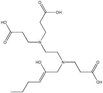  4-(2-Carboxyethyl)-7-(2-hydroxy-2-hexenyl)-4,7-diazadecanedioic acid