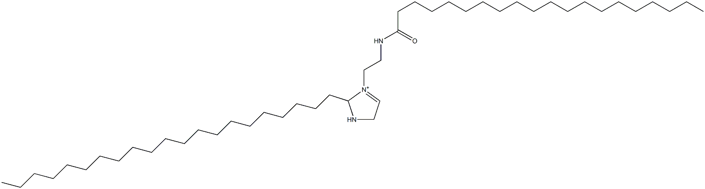 2-Henicosyl-3-[2-(icosanoylamino)ethyl]-3-imidazoline-3-ium Structure