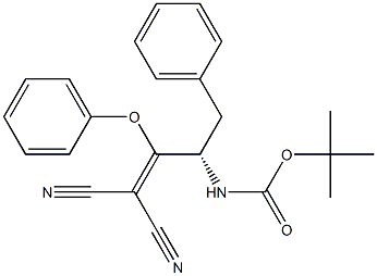  [(S)-3-Phenyl-2-[(tert-butoxycarbonyl)amino]-1-phenoxypropylidene]malononitrile