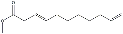 3,10-Undecadienoic acid methyl ester Struktur