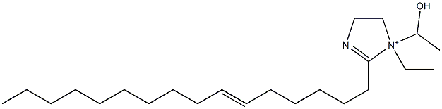  1-Ethyl-2-(6-hexadecenyl)-1-(1-hydroxyethyl)-2-imidazoline-1-ium