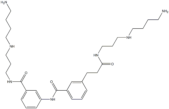 3-[[3-[3-[[3-[(4-Aminobutyl)amino]propyl]amino]-3-oxopropyl]benzoyl]amino]-N-[3-[(4-aminobutyl)amino]propyl]benzamide