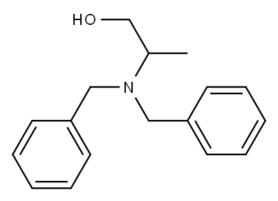 2-(ジベンジルアミノ)-1-プロパノール 化学構造式