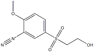 5-(2-Hydroxyethylsulfonyl)-2-methoxybenzenediazonium