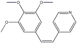 (Z)-1-(4-Pyridinyl)-2-(3,4,5-trimethoxyphenyl)ethene