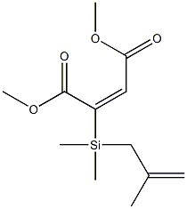 (E)-3-(Methoxycarbonyl)-4,4,6-trimethyl-4-sila-2,6-heptadienoic acid methyl ester