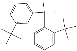 2-(2-tert-Butylphenyl)-2-(3-tert-butylphenyl)propane Structure