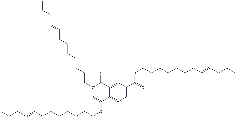 1,2,4-Benzenetricarboxylic acid tri(8-dodecenyl) ester Struktur