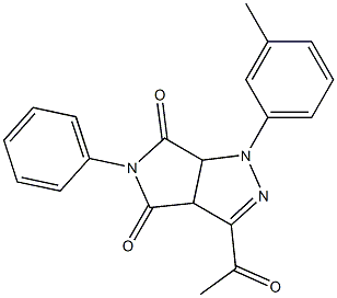  1,3a,4,5,6,6a-Hexahydro-3-acetyl-4,6-dioxo-5-(phenyl)-1-(3-methylphenyl)pyrrolo[3,4-c]pyrazole