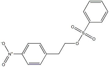 Benzenesulfonic acid 4-nitrophenethyl ester Struktur