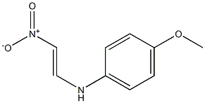 (E)-1-[(4-Methoxyphenyl)amino]-2-nitroethene Structure