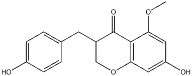 7-Hydroxy-3-(4-hydroxybenzyl)-5-methoxychroman-4-one