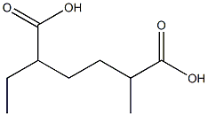 ヘプタン-2,5-ジカルボン酸 化学構造式