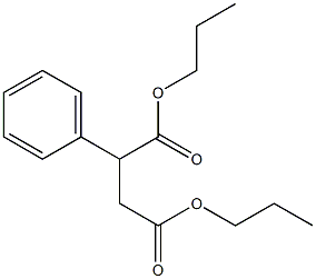 Phenylsuccinic acid dipropyl ester Structure