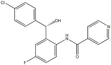 (S)-4-Chloro-5'-fluoro-2'-(isonicotinoylamino)benzhydryl alcohol|