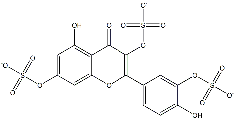  2-(4-Hydroxy-3-sulfonatooxyphenyl)-5-hydroxy-3,7-di(sulfonatooxy)-4H-1-benzopyran-4-one