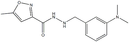  N'-(3-Dimethylaminobenzyl)-5-methyl-3-isoxazolecarbohydrazide