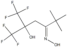 1,1,1-Trifluoro-2-hydroxy-5,5-dimethyl-2-(trifluoromethyl)hexan-4-one oxime|