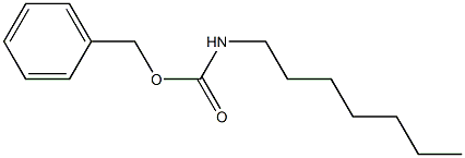 Heptylcarbamic acid benzyl ester Structure