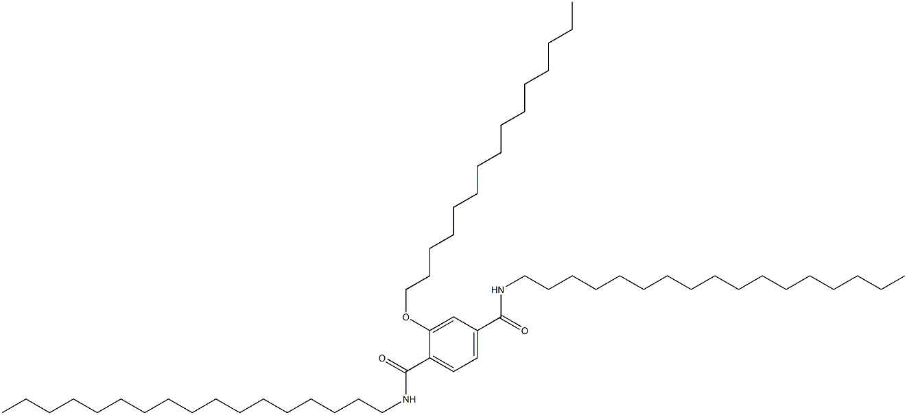 2-(Pentadecyloxy)-N,N'-diheptadecylterephthalamide Struktur