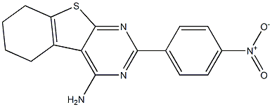 4-Amino-5,6,7,8-tetrahydro-2-(4-nitrophenyl)[1]benzothieno[2,3-d]pyrimidine