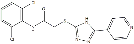  2-[[5-(4-Pyridyl)-4H-1,2,4-triazol-3-yl]thio]-2',6'-dichloroacetoanilide