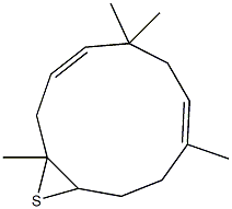 (4E,8E)-2,6,6,9-Tetramethyl-1,2-epithio-4,8-cycloundecadiene|
