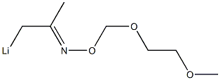 1-Lithio-2-[(2-methoxyethoxy)methoxyimino]propane Structure