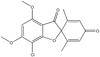  7-Chloro-4,6-dimethoxy-2',6'-dimethylspiro[benzofuran-2(3H),1'-[2,5]cyclohexadiene]-3,4'-dione
