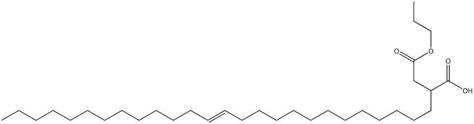 2-(13-Hexacosenyl)succinic acid 1-hydrogen 4-propyl ester 结构式