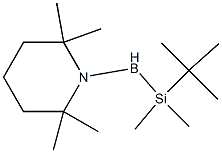 1-[(tert-Butyldimethylsilyl)boryl]-2,2,6,6-tetramethylpiperidine Structure