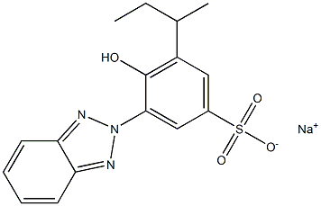  4-Hydroxy-3-(2H-benzotriazole-2-yl)-5-(1-methylpropyl)benzenesulfonic acid sodium salt