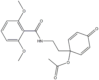 N-[2-(1-Acetoxy-4-oxo-2,5-cyclohexadienyl)ethyl]-2,6-dimethoxybenzamide