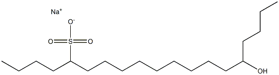 15-Hydroxynonadecane-5-sulfonic acid sodium salt