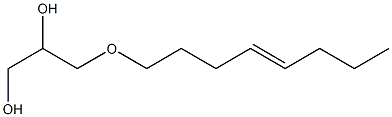 3-(4-Octenyloxy)-1,2-propanediol Structure